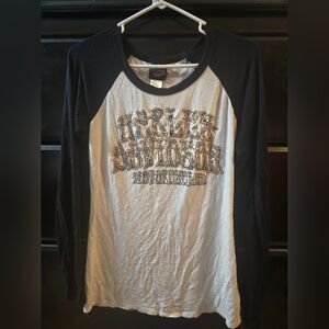 Harley-Davidson Classic Black and White Tee